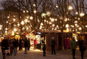 Weihnachtsbeleuchtung - Weihnachtsmarkt in Basel